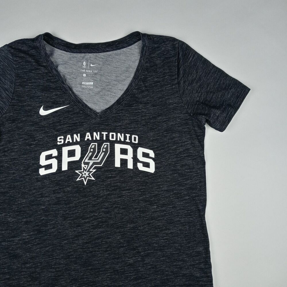 NIKE Dri-Fit San Antonio Spurs Shirt NBA Basketball Women's Size Medium - Picture 2 of 10